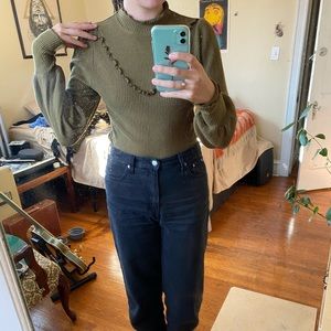 Free People Balloon Sleeve Top